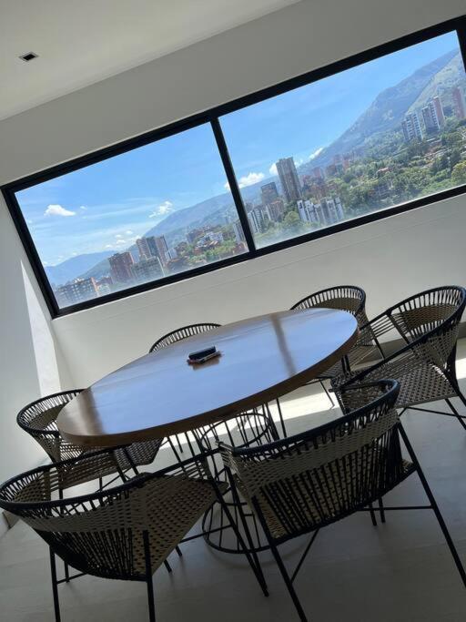 Apartamento De Lujo Con La Mejor Vista De Medellin Apartment Bagian luar foto