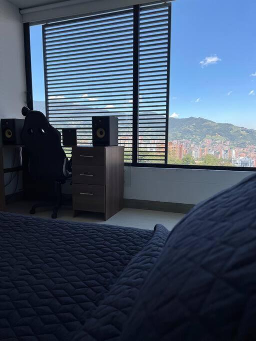 Apartamento De Lujo Con La Mejor Vista De Medellin Apartment Bagian luar foto