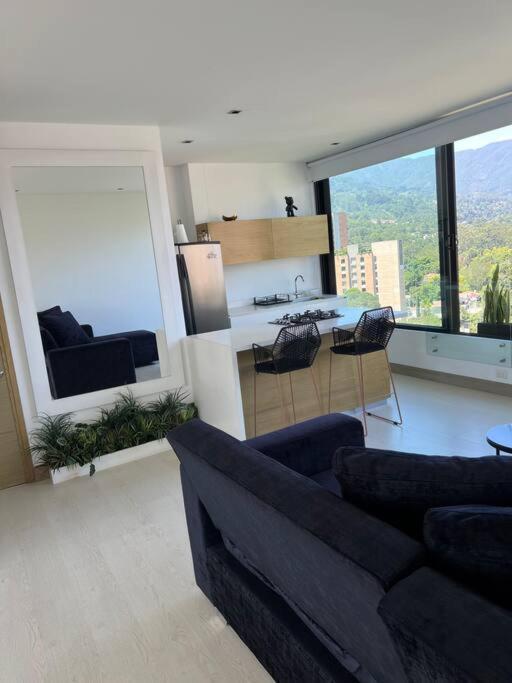 Apartamento De Lujo Con La Mejor Vista De Medellin Apartment Bagian luar foto